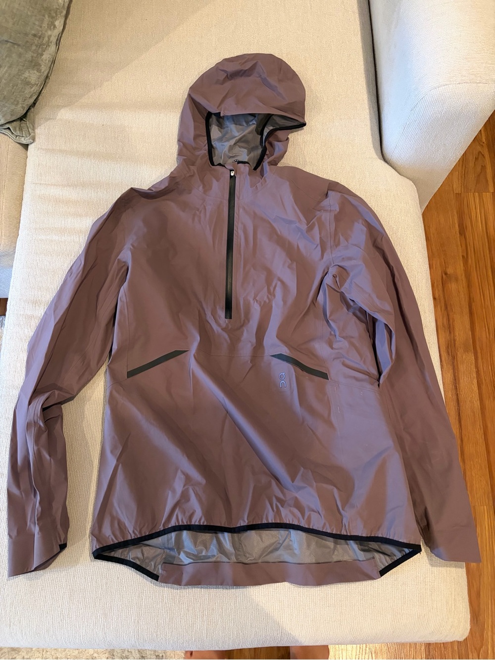 On cyclon waterproof anorak